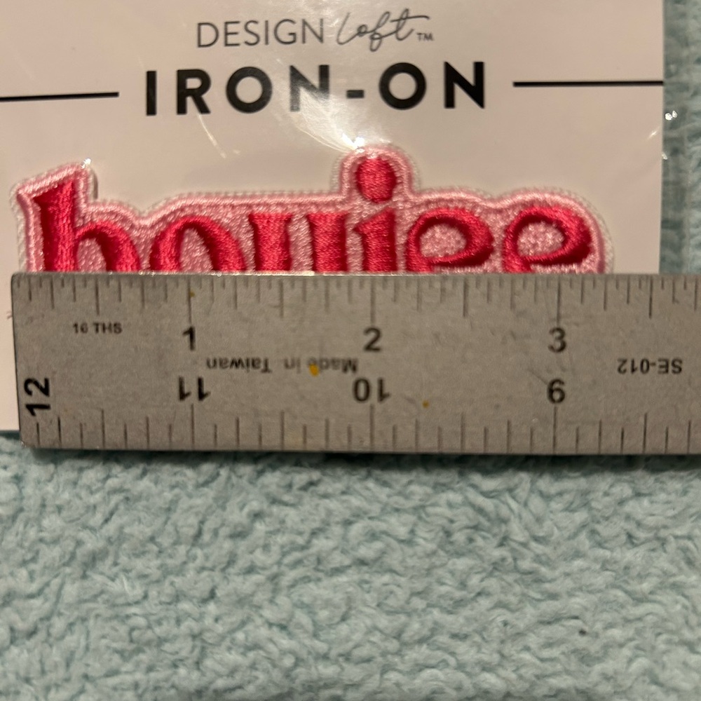 Barbie Pink Script Iron-On Patch - Picture 7 of 15